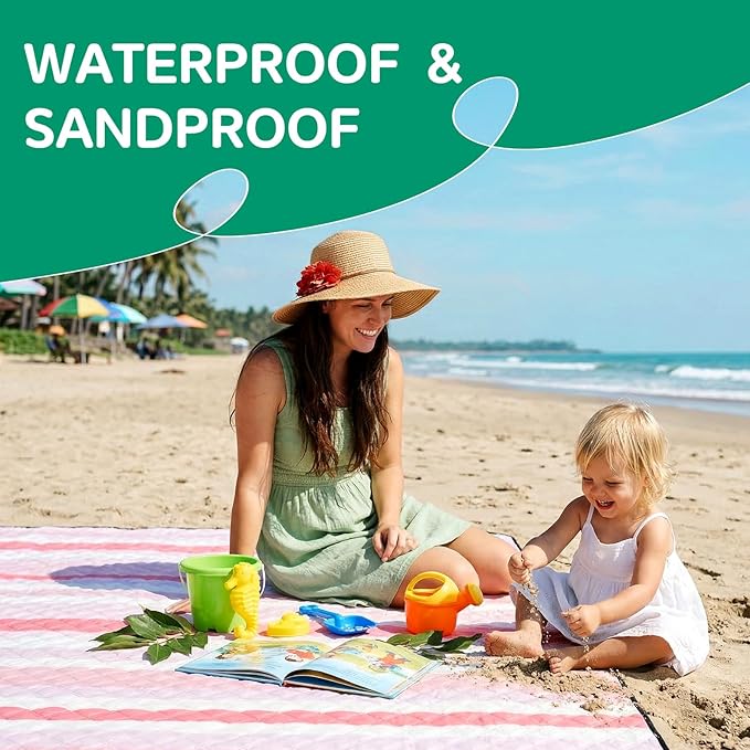 Waterproof Picnic Blanket Outdoor Girlfriend Gf Gifts for Women Sweetest Day Boyfriend 1 One Year Anniversary Meaningful Cute Romantic Xmas First Valentines Men Him Bf