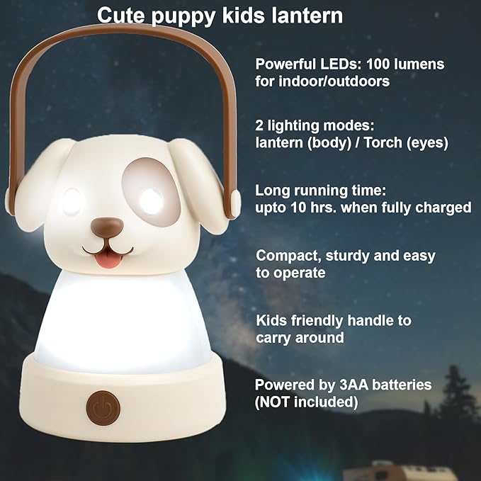 Kids Camping Essentials – LED Kids Lantern and Rechargeable Kids Headlamp Set | Multiple Purposes Kids Nightlight/Flashlight Toys –Holiday, Halloween N Birthday Gifts for Toddlers