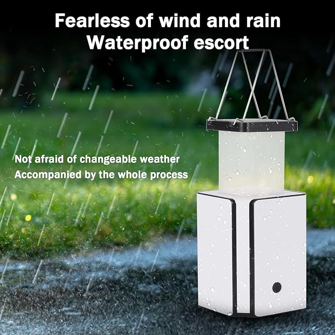 4Pack Solar LED Rechargeable Emergency Camping Lantern,White Solar Rechargeable,Rechargeable Type C,Emergency Lights Hand-Crank Power Generation,Phone Power Supply Function,flashlights