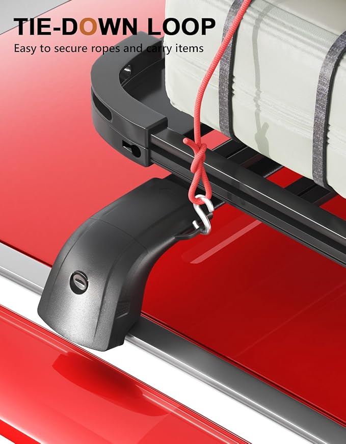 Wonderdriver Roof Rack Cross Bars 300lbs Compatible with 2018-2023 Hyundai Kona & Kona N & Kona Electric with Flush Side Rails,Heavy Duty Aluminum Lockable Roof Rails Crossbars Black Rooftop Luggage