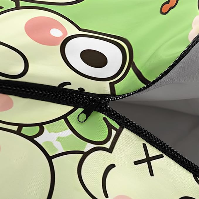 QOOMO Axolotl Cute Camping Sleeping Bags,3 Season Warm & Cool Weather,Lightweight,Waterproof Sleeping Bags for Adults & Kids,Traveling,and Outdoors
