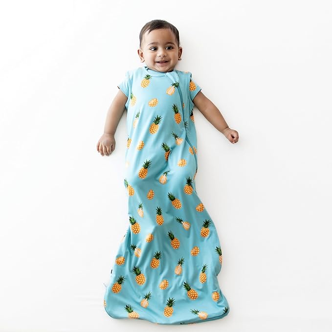 KYTE BABY Unisex Rayon Made From Bamboo Sleep Bag for Babies and Toddlers, 0.5 Tog (Small, Pineapple)