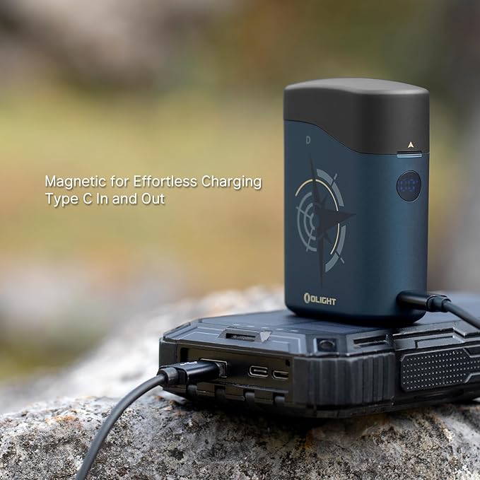 OLIGHT Baton4 Premium Edition EDC Flashlights 1300 Lumens with Type-C Charging Box, Powered by Rechargeable Battery, Small Bright Light IPX8 Waterproof for Emergencies, Outdoors (Guidance)
