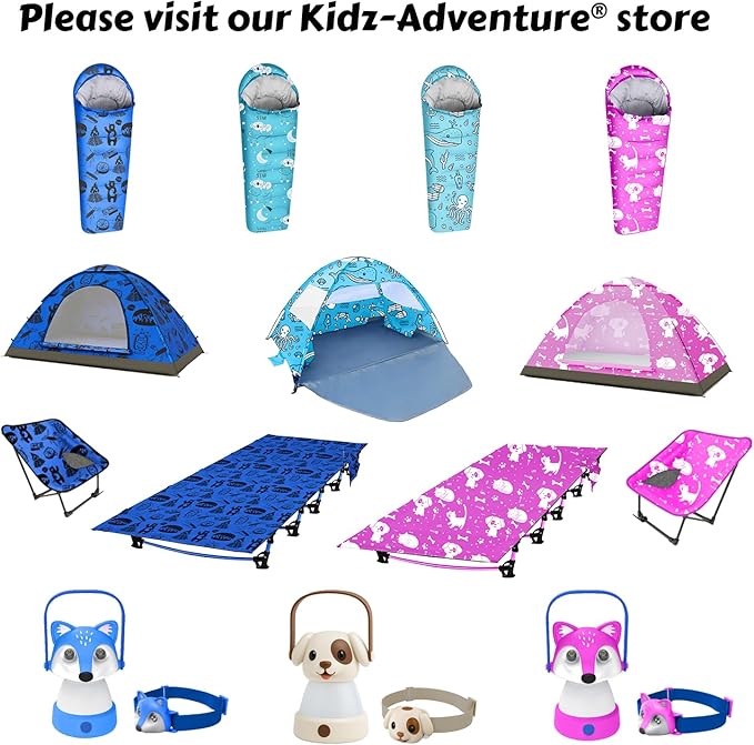 Kids Camping Essentials – LED Kids Lantern and Rechargeable Kids Headlamp Set | Multiple Purposes Kids Nightlight/Flashlight Toys –Holiday, Halloween N Birthday Gifts for Toddlers