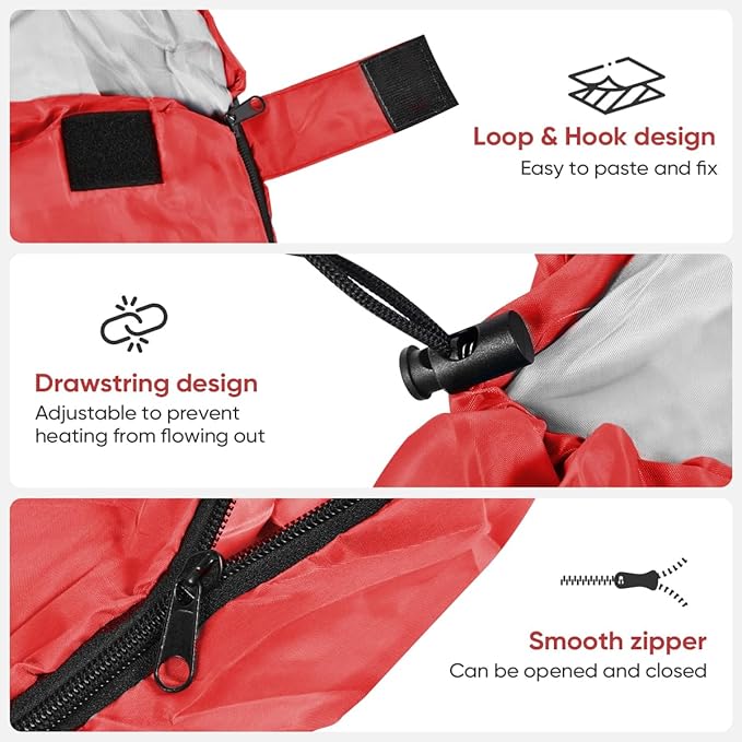 OBTANIM Sleeping Bags Portable Waterproof Camping Sleeping Bag for Adults Kids 4 Seasons Cold Weather or Warm Backpacking Hiking Travel Indoor Outdoor Use