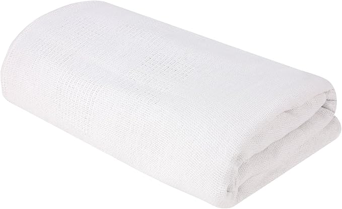EverOne White Cotton Thermal Blanket, 66” x 90”