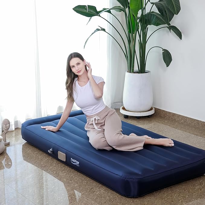 Self-Inflating Sleeping Pad with Electric Pump, 4 Season Camping Mattress Pad, Camping Essentials Gear for Tent Travel Car