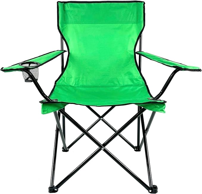 Folding Portable Outdoor Camping Chair[Large] (Green)