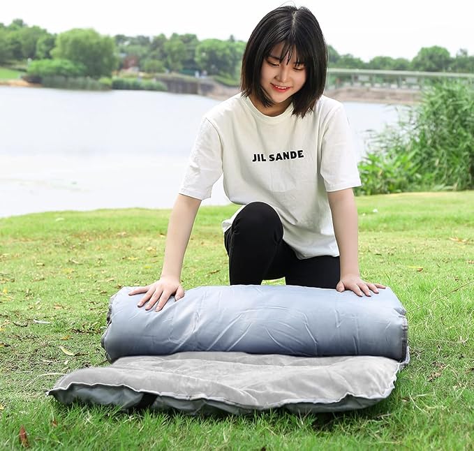 Sleeping Cot Pads (75" x 28") with Elastic Straps Portable for Outdoor & Hiking, Cotton Soft Thick Camping Cot Pad, Non-Slip Camping Mattress Pad for Camp Cot/Rv Bunk/Narrow Twin Beds