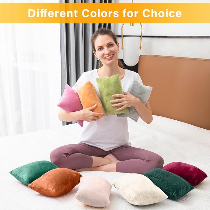 1 MIDDLE ONE 2 Pack Small Pillow, Memory Foam Mini Pillow 11 X 7 Inches for Travel, Sleeping, Nap and Neck, Knee, Lumbar Support, Tiny Cushion for Pet, Dogs (Burgundy)