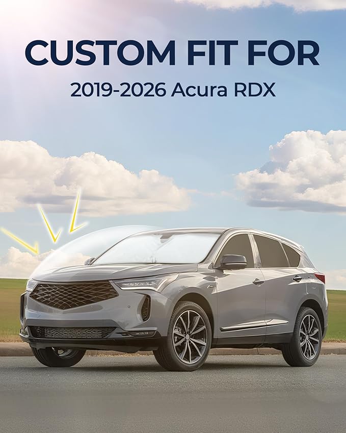 for Acura RDX 2019-2026 Car Window Shades, 8pcs Privacy Sun Shade Set for Front Windshield Side and Rear Windows, Full Window Covers Keeps Vehicle Cool for Camping Napping