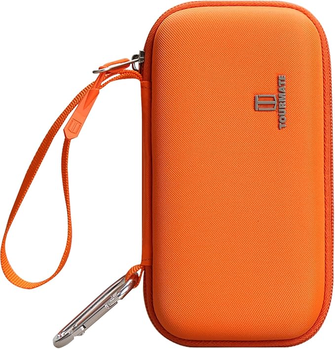 Tourmate Water Filter for Sawyer Products Mini Water Filtration System, Protective Carrying for Drinking Straw, Squeeze Pouch and Other Accessories (Orange)