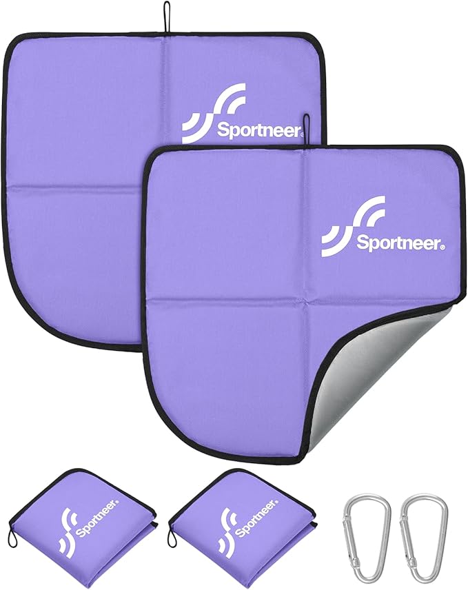 Sportneer Sitting Pad, Lightweight Waterproof Folding Seat Pad for Backpacking, 15.75'' x 15.75'' Portable Camping Seat Mat for Hiking, Picnics & Outdoor Use