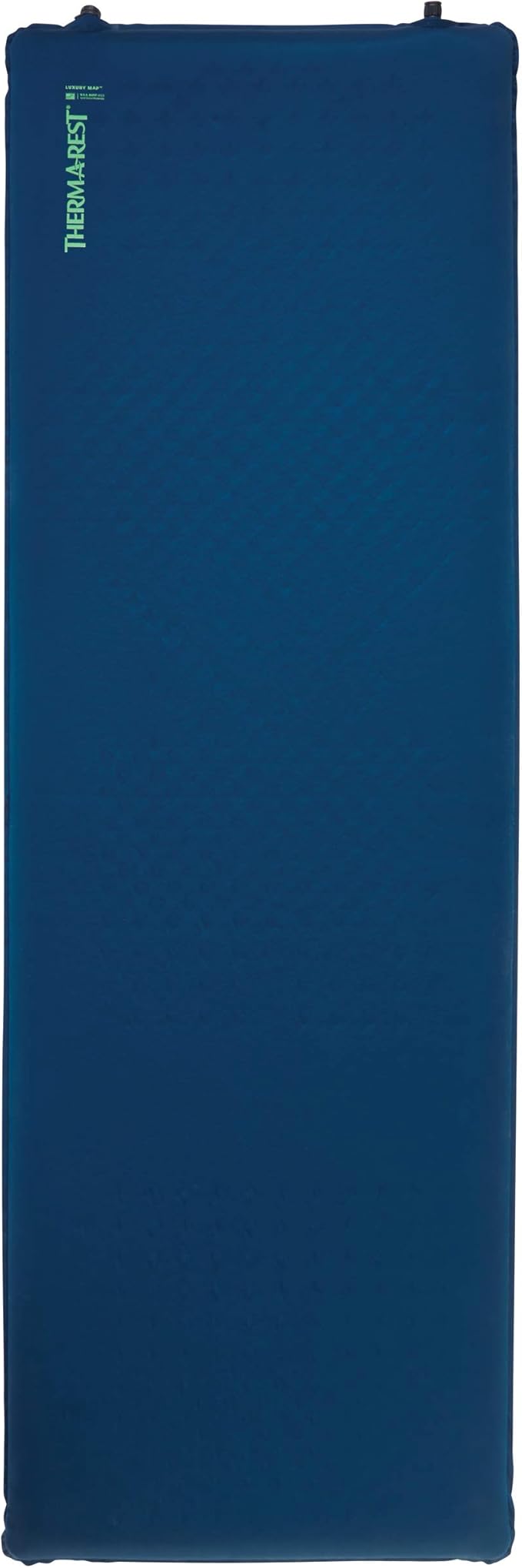 Therm-a-Rest LuxuryMap Self-Inflating Foam Camping Sleeping Pad, Large - 25 x 77 Inches, Poseidon Blue