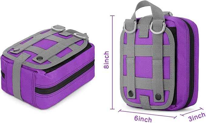 Gonex MOLLE Medical Pouch EMT First Aid Pouch Rip-Away IFAK Tactical Utility Pouch for Outdoor Activities Medical Supplies (Bag Only)