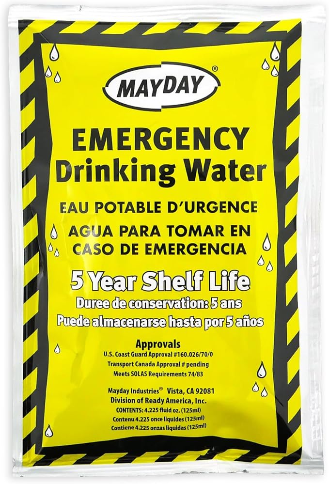 Ready America 5-Person Shelter-in-Place Lockdown Bucket Kit – 3-Day Emergency Survival Supplies in Watertight Bucket w/Food, Water, Masks, Hygiene & Shelter Gear for Quarantine/Disaster