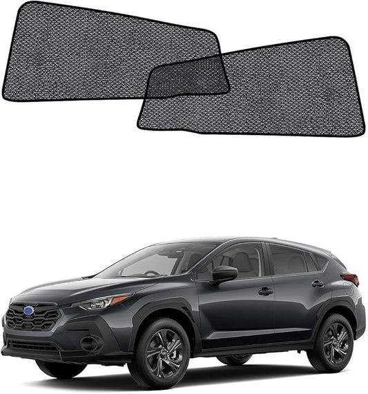 Car Window Shades for Subaru Crosstrek(2024-2026), 2-Pack Rear Window Sun Shades for Baby – Breathable Mesh, UV & Heat Blocker, Privacy Protection for Camping, Travel, Sleep & Nursing