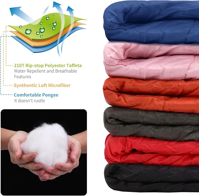 JAICOM Cold Weather Mummy Sleeping Bag 15°F Extreme 3-4 Season Sleeping Bag for Adults - 0 Degree Winter Sleeping Bag, Machine Washable for Hiking Backpacking & Outdoor Activities