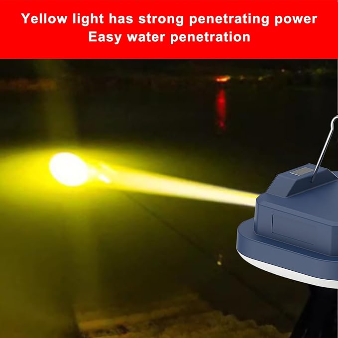 4 inch LED Camping Lights Rechargeable TeiNewBy 1500LM 10000mAh up to 120 Hours Running, 4 Light Modes, IP54 Waterproof,Magnetic Base for Hurricane Emergency, Outdoor, Hiking, Home and Car(30W)