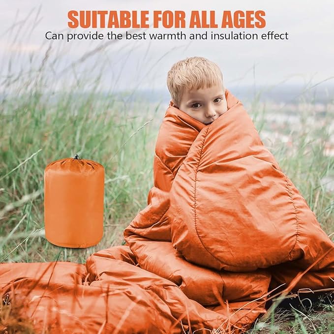 OBTANIM Sleeping Bags Portable Waterproof Camping Sleeping Bag for Adults Kids 4 Seasons Cold Weather or Warm Backpacking Hiking Travel Indoor Outdoor Use