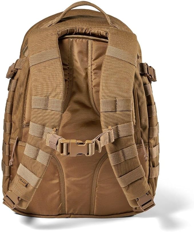 5.11 Tactical Backpack, RUSH 24 2.0 Military Survival Molle Back Pack with Laptop Compartment, 37L, Style 56563ABR/56564ABR