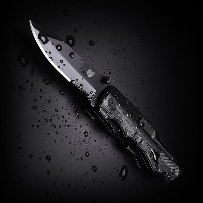 Unutes 14 in 1 Multitool Pocket Knife for Men, Tactical Multi-Tool Plier 9-in-1 screwdriver set with Nylon Sheath for Survival, Camping, Gifts Ideas for Dad, Husband
