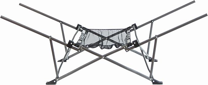 Mac Sports H900S-100 Topnotch Heavy Duty Multi-Use Outdoor Camping Portable Folding Hammock (Blue/Gray)