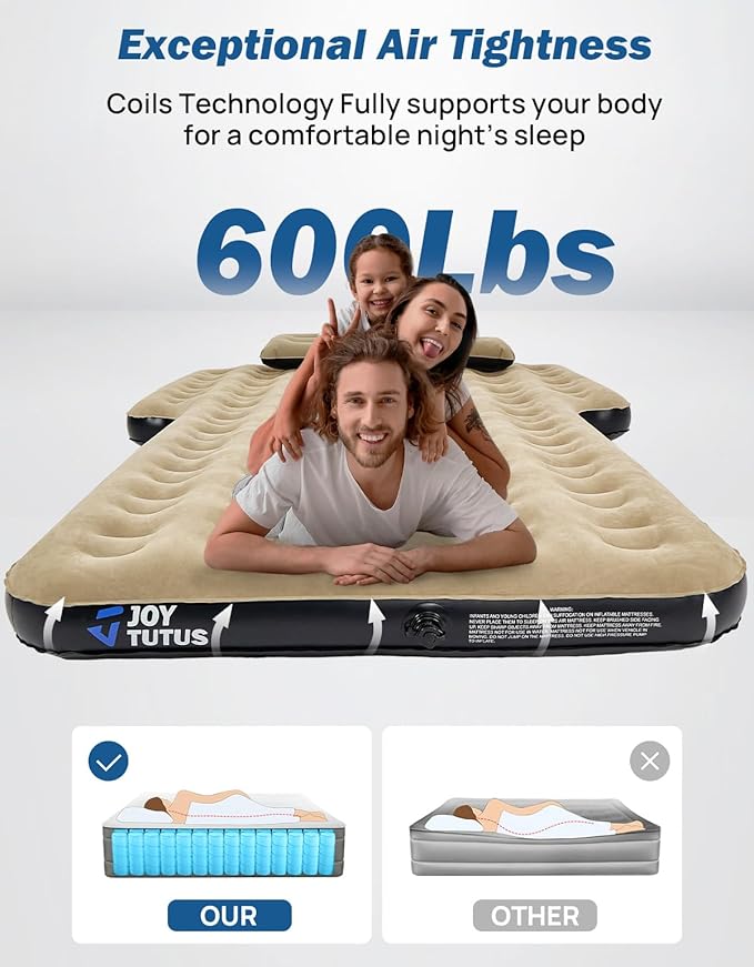 JOYTUTUS SUV Air Mattress Camping Bed