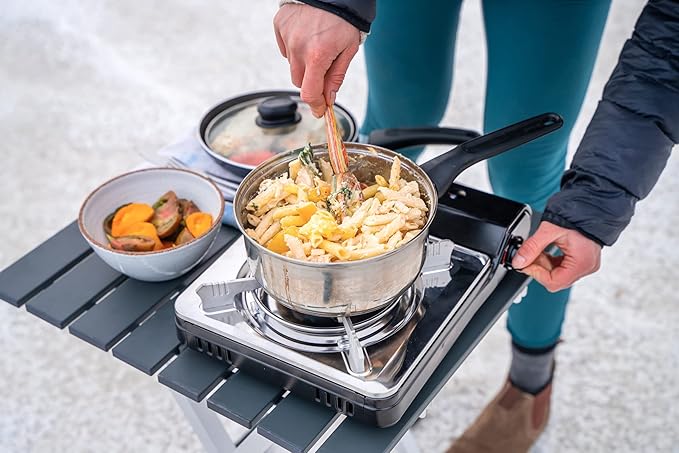 Iwatani Cassette Feu Butane gas Camp Stove, one, Gray