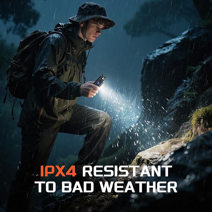 Portable Camping Light, 3500LM Adjustable LED Camping Lantern Rechargeable with 2.5-15H Runtime&Screen, Alloy Waterproof Flashlight for Power Outages, Emergency, Hurricane(2-Pack Green)