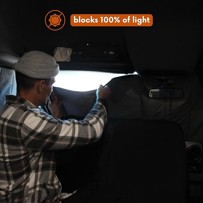 Living in a Bubble Insulated Blackout Mid Left Side Window Cover for Mercedes Sprinter Van Year 2007-2026 144" Length MWB, NCV3 & VS30 (Bare Metal Frame)