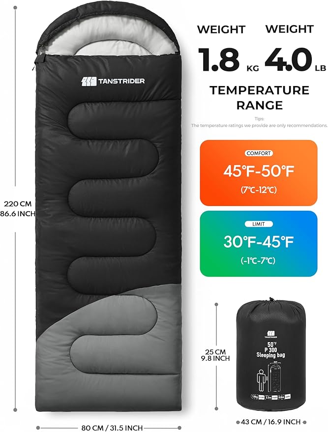 Sleeping Bags for Adults Warm Weather,3lb Backpacking Compact Lightweight Camping Sleeping Bag with Compression Sack for Kids,Camping Essentials Gear for Hiking,Travel,Climb,Outdoor, Indoor