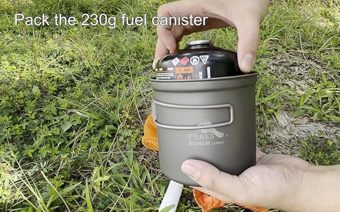 TOAKS Titanium 1100ml Pot with Pan