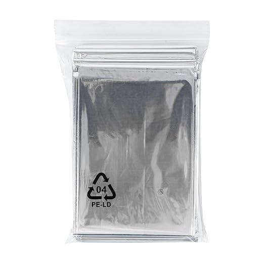 Restaurantware Emergency Thermal Blankets 12 Pack Survival Mylar Blankets for First Aid Kit Waterproof, Windproof, Retains Body Heat, Compact Space Blanket Design Hiking, Outdoors, Travel, Camping,