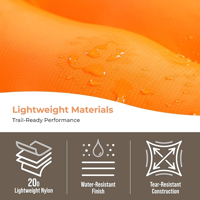 FLEXTAILGEAR Ultralight Backpacking Sleeping Pad with 5.6 R-Value, Insulated Camping Pad, 4 in Thick 77 in Long Inflatable Sleeping Mat, 19.6 oz Lightweight Compact Pad for Backpacking & Hiking