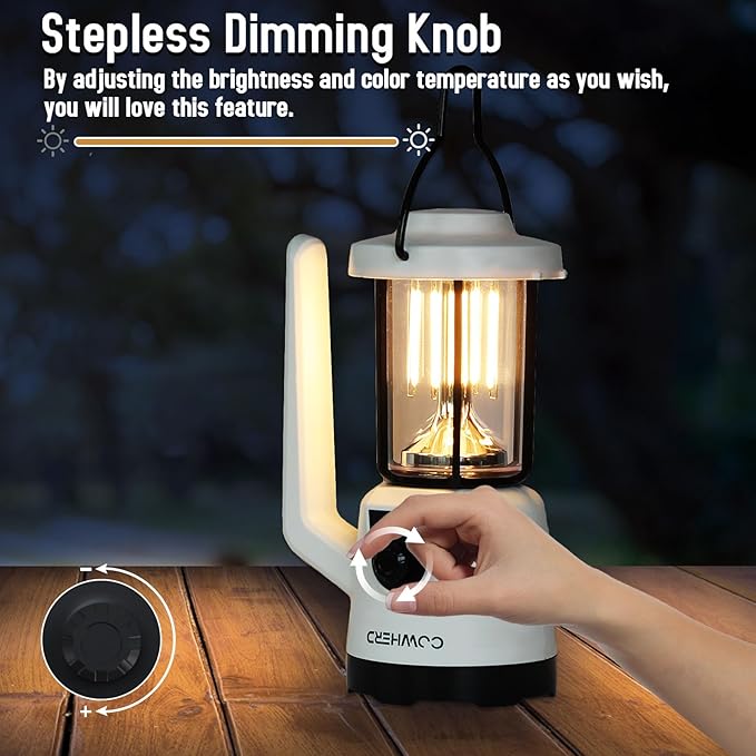 2-Pack Rechargeable LED Flashlight - 1200LM Super Bright, Spotlight & Lantern Modes, Waterproof, Power Bank, for Power Outages, Camping, Hiking, and Emergency Kits (8-Hour Runtime)