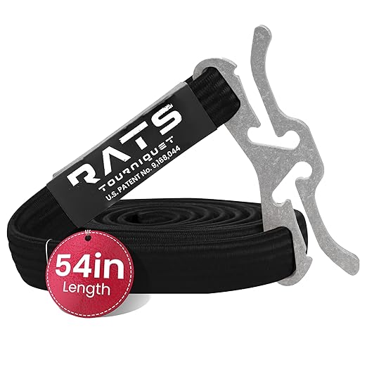 My Medic - RATS Tourniquet System, Quick-Apply Emergency Tourniquet, First Aid, Survival Gear, Compact & Versatile Hemorrhage Control Medical Tool - Black
