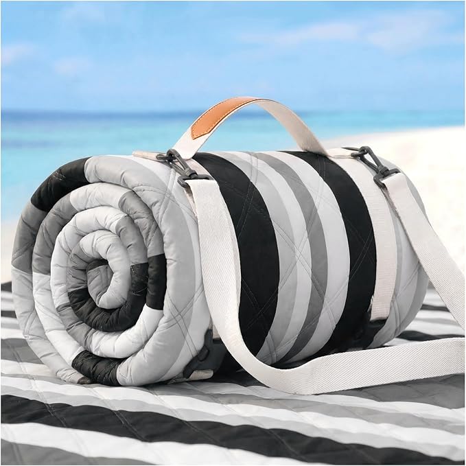 Waterproof Beach Blanket Picnic Camping Mat Oversized for Family Women Mexico Vacation Trip Hawaii Gift Costa Rica Must Have Resort Rio de Janeiro Bahamas Punta Cana Essential Waikiki Palm Spring Trip