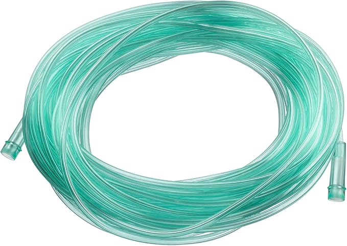Mars Wellness Oxygen Tubing - Premium Green Crush Resistant Oxygen Tubes - 25 Foot - Pack of 10