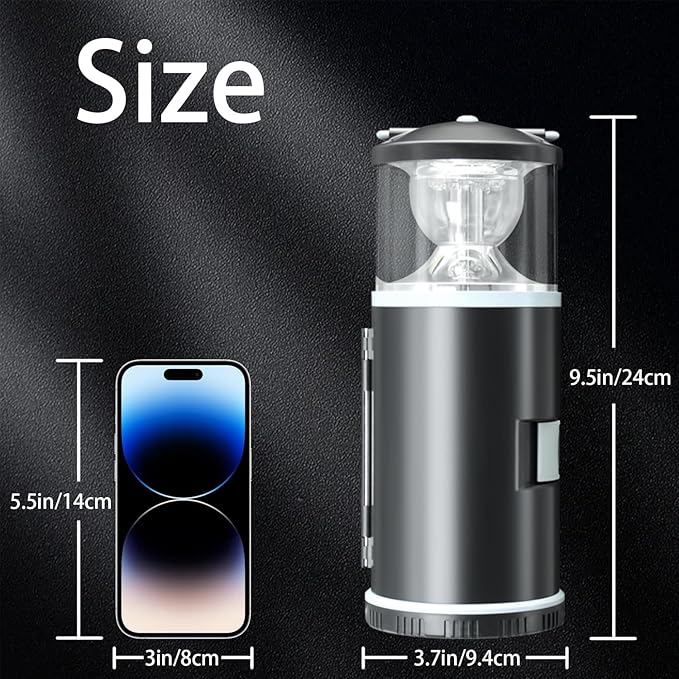 LED Camping Lantern with 15PCS Car Tool Kit, Survival Gear Hiking, Portable Emergency Set Kit with Screwdriver Set Kit Tool, Fishing Gear for Outdoors, Men/Dad Birthday Gift(AA Batteries Not Included)