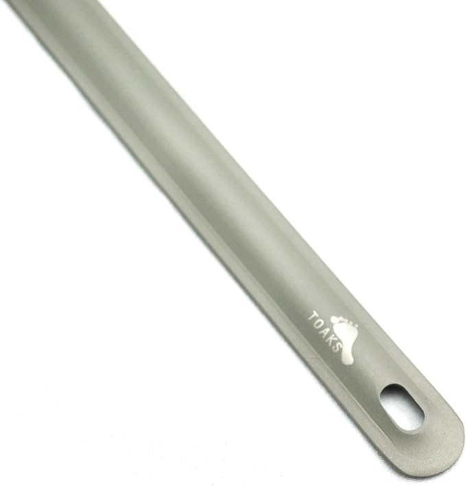 TOAKS Titanium Long Handle Spork with Polished Bowl