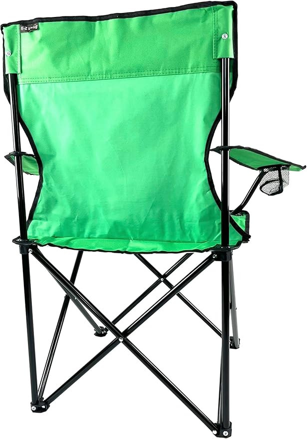Folding Portable Outdoor Camping Chair[Large] (Green)