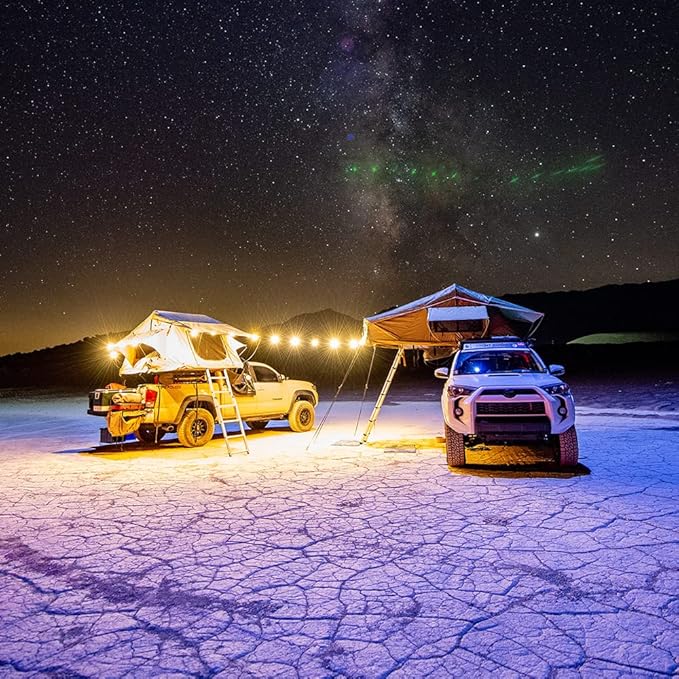 MPOWERD Luci Solar String Lights: Rechargeable via Solar and USB, Power Bank for Mobile Charging, 18’ or 44’, Waterproof, Lasts Up to 40 hrs, Up to 140 Lumens LEDs, Camping, Indoor/Outdoor Decorating