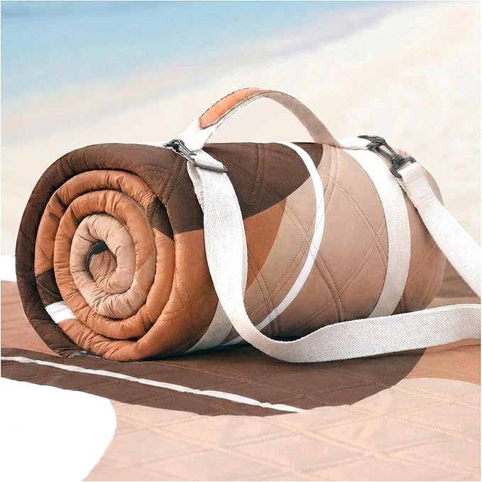 Waterproof Beach Blanket Picnic Outdoor Camp Mat Towel Family Beach Trip Essentials Summer Vacation Must Have Travel Accessories Lake Day Necessities Stuff Thing Need Gear Gift Supplies 2026