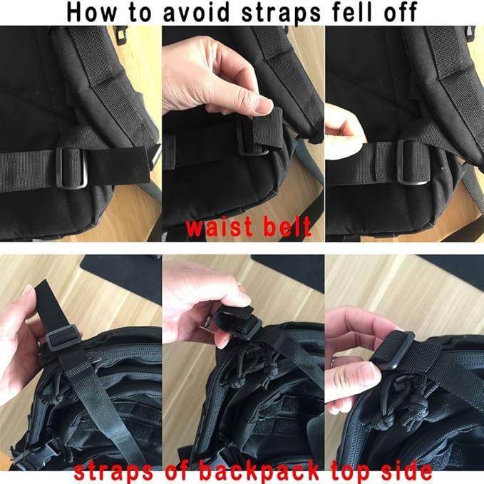 REEBOW GEAR Military Tactical Backpack 3 Day Assault Pack Army Molle Bag Backpacks Rucksack 35L Black