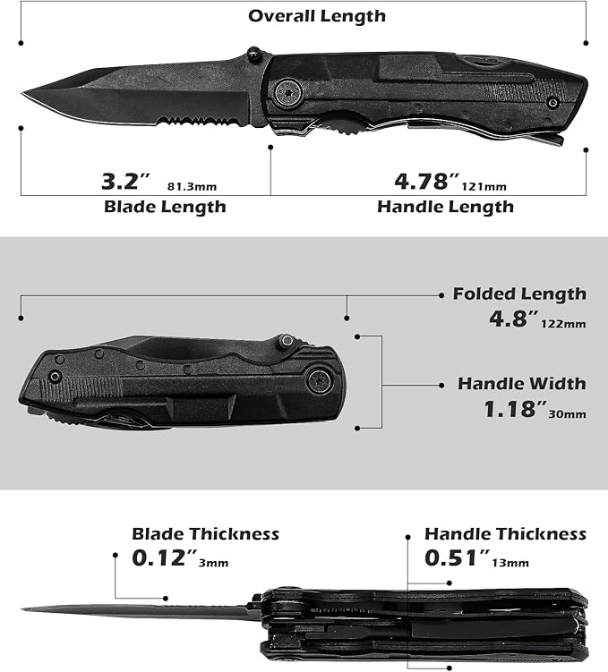 RUSH DEER Multi-Tool 19-in-1 Essential Survival Tools and Multitools Plier- Gift for Men-Versatile Camping Tool Kit-ultimate versatile toolkit For DIY, Outdoor