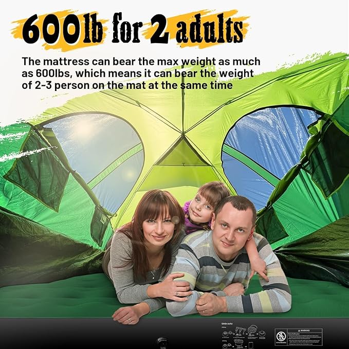 Umbrauto Inflatable Truck Bed Mattress for 5.5-5.8ft Full Size Short, Truck Tent Camping Mattress