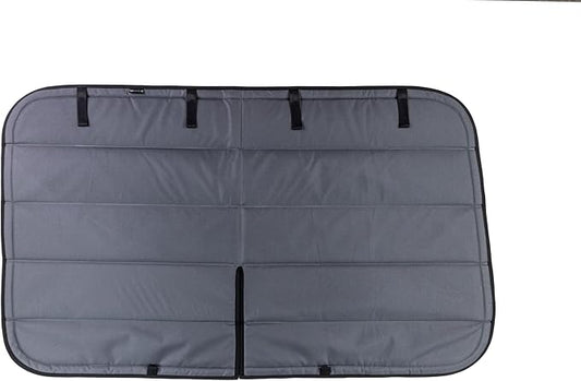 VanEssential Insulated Blackout Crew Window Cover Designed for Ford Transit Van Year 2015 to Current with NO Plastic Trim - Charcoal Gray