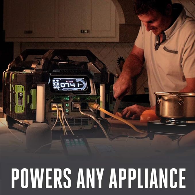 EGO Power+ PST3041 3000W Nexus Portable Power Station for Indoor and Outdoor Use (4) 5.0Ah Battery Included