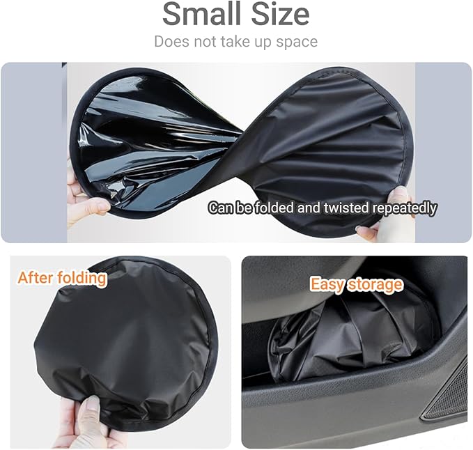 Car Side Window Sun Shades, 2 PCS Window Sunshades Privacy Curtains, Sun Glare and UV Rays Protection, Block Light for Breastfeeding, Taking a nap, Changing Clothes, Camping (Front Window)